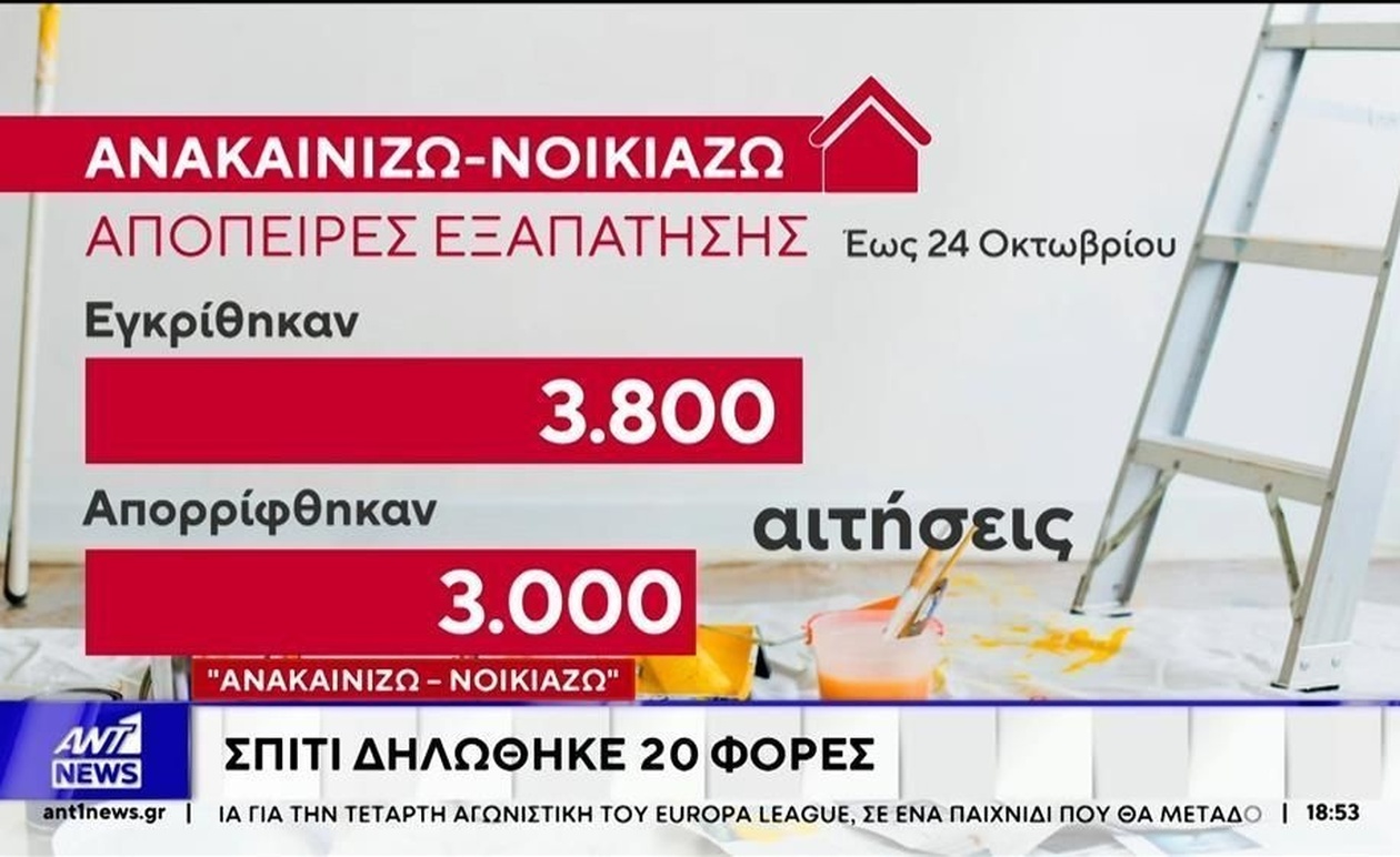 Υπόθεση απάτης επιδότησης ανακαίνισης κατοικίας