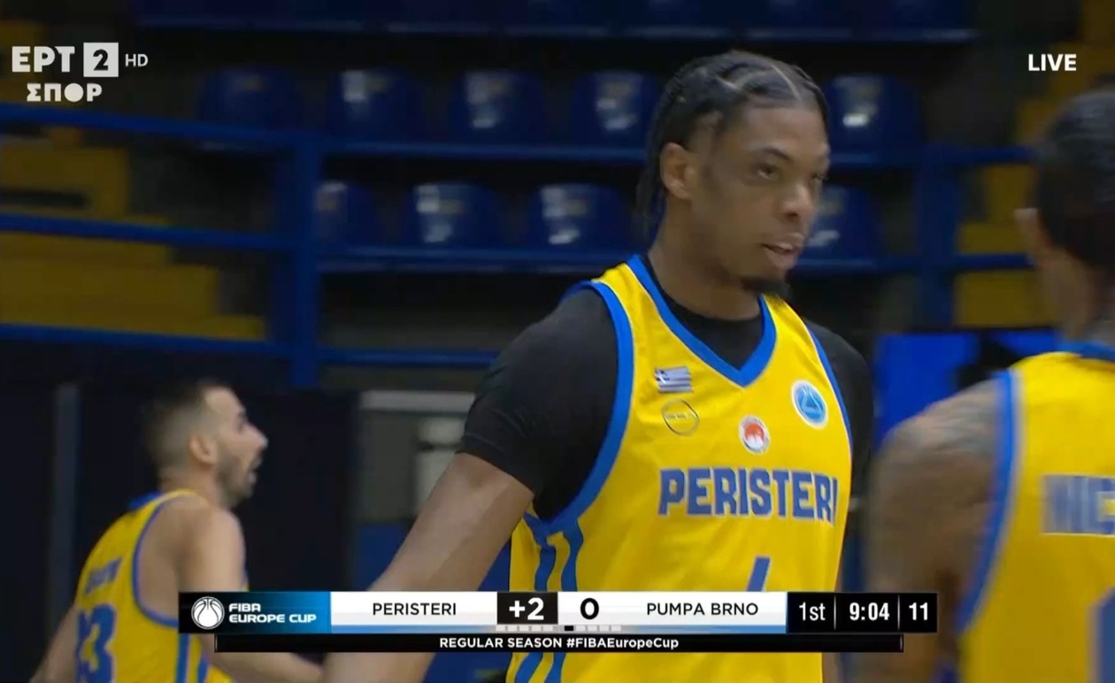 Ο παίκτης του Περιστερίου που κυριάρχησε κάτω από τα καλάθια