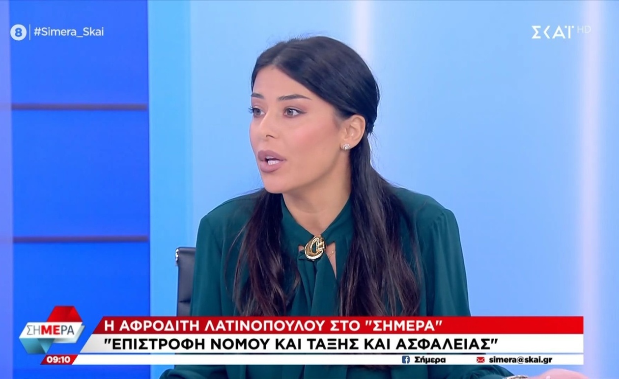 Η πρόεδρος της Φωνής Λογικής ζητά επιστροφή στο νόμο, στην τάξη, στις εθνικές αξίες