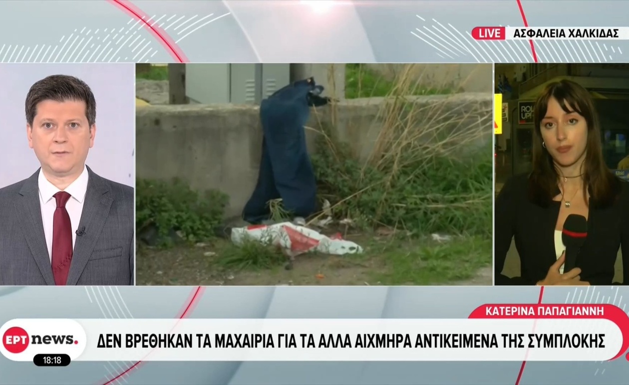 Υπόθεση δολοφονίας στη Χαλκίδα: έρευνα για υπόπτους και μαχαίρια