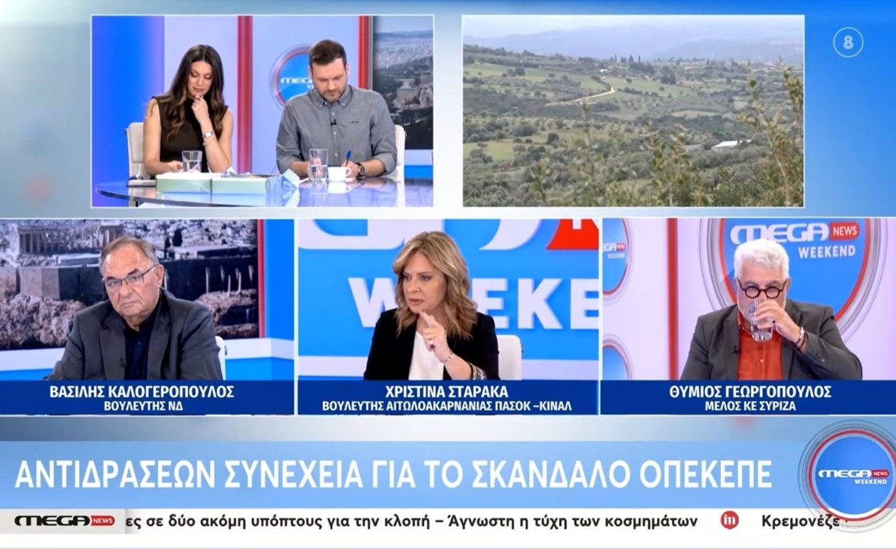 Τρεις πολιτικοί μίλησαν στο Mega News Weekend