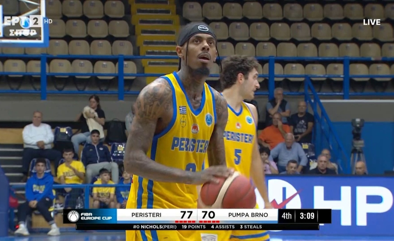Το Περιστέρι με καθοριστικά καλάθια Νίκολς Πέιν στο φινάλε