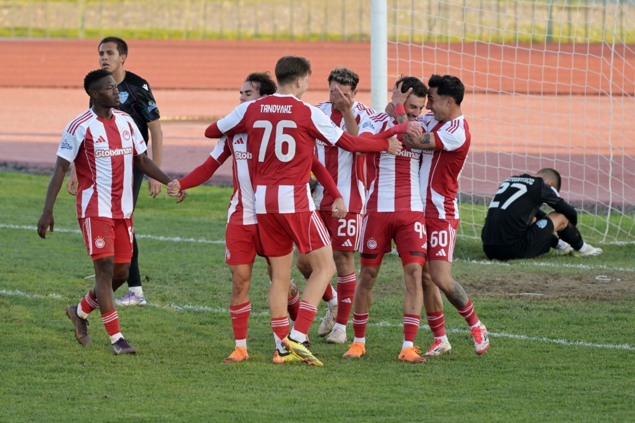 Ολυμπιακός Κ23: Εντυπωσιακό διπλό με 0-3 επί του Αιγάλεω στα Ψαχνά