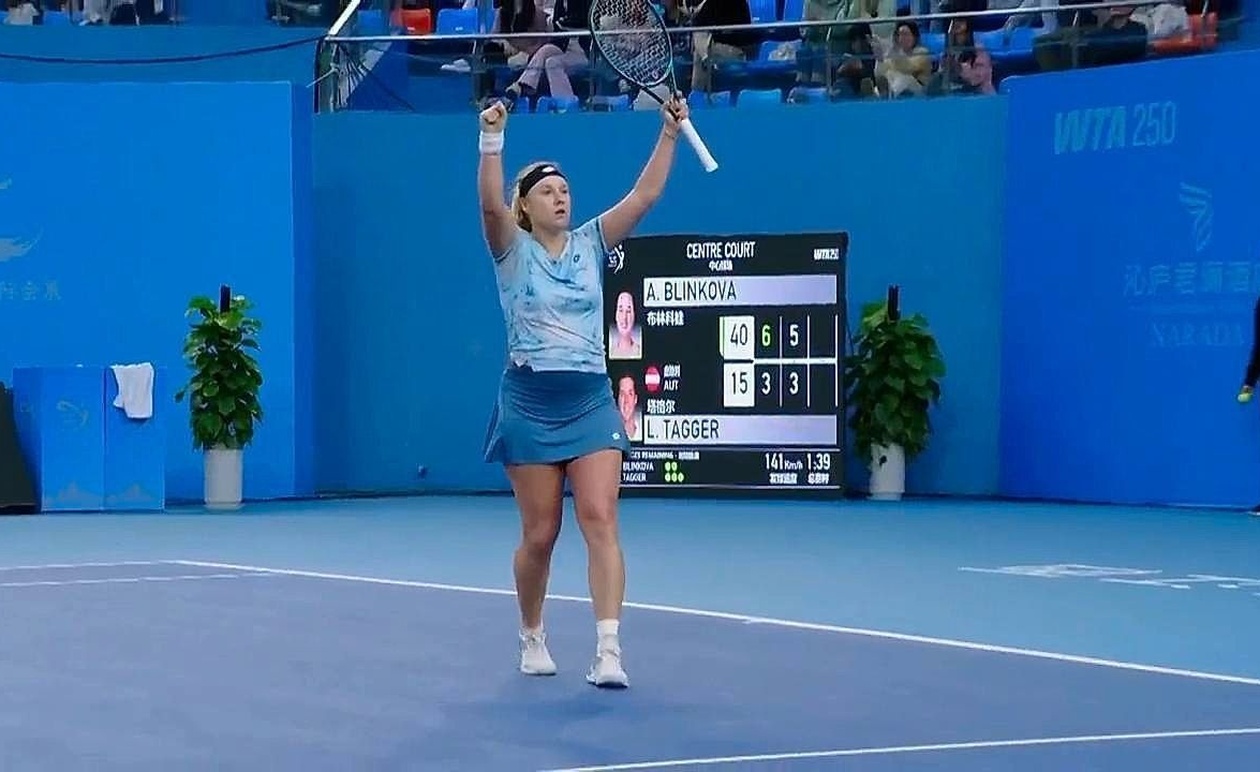 Η Άννα Μπλίνκοβα κατέκτησε τον δεύτερο τίτλο της καριέρας της στο Jiangxi Open