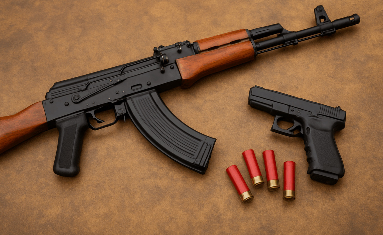 Βρέθηκαν όπλα και φυσίγγια σε σπήλαιο στα Βορίζια