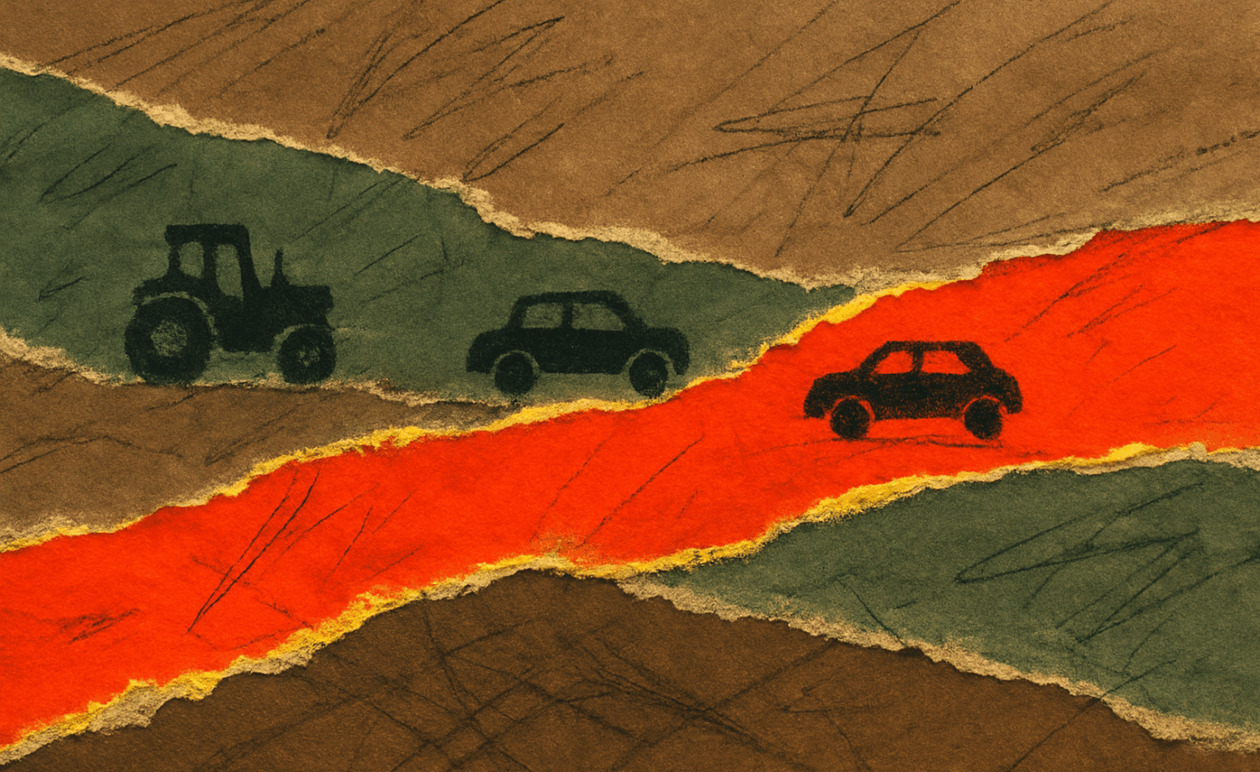 Διακοπή κυκλοφορίας στην Π.Ε.Ο. Λάρισας-Αθηνών λόγω αγροτικών κινητοποιήσεων