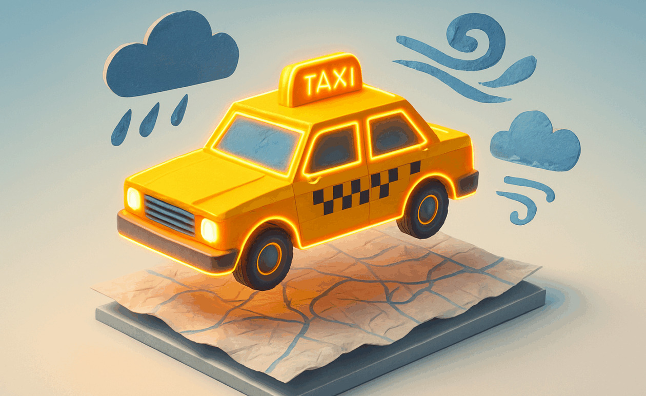 Ταξί στην Αττική: Αναστέλλεται η απεργία λόγω της κακοκαιρίας Byron