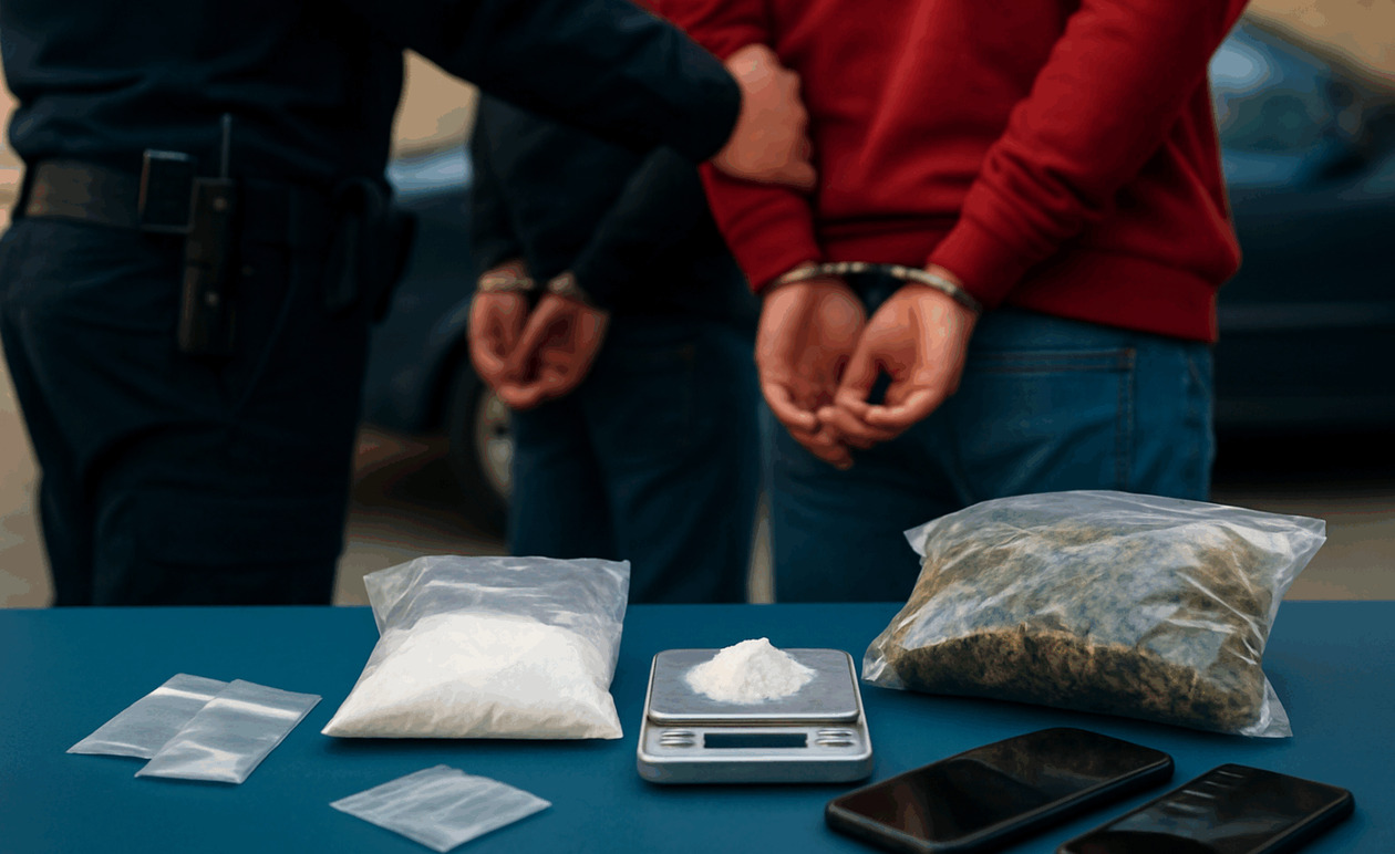 Δύο άτομα συνελήφθησαν στη Θεσσαλονίκη για πώληση ναρκωτικών