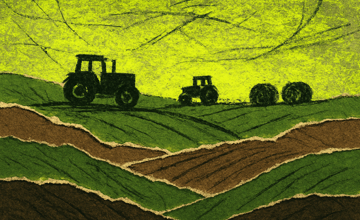 Αγρότες στην Καρδίτσα πέταξαν ζωοτροφές έξω από το γραφείο του Κώστα Τσιάρα