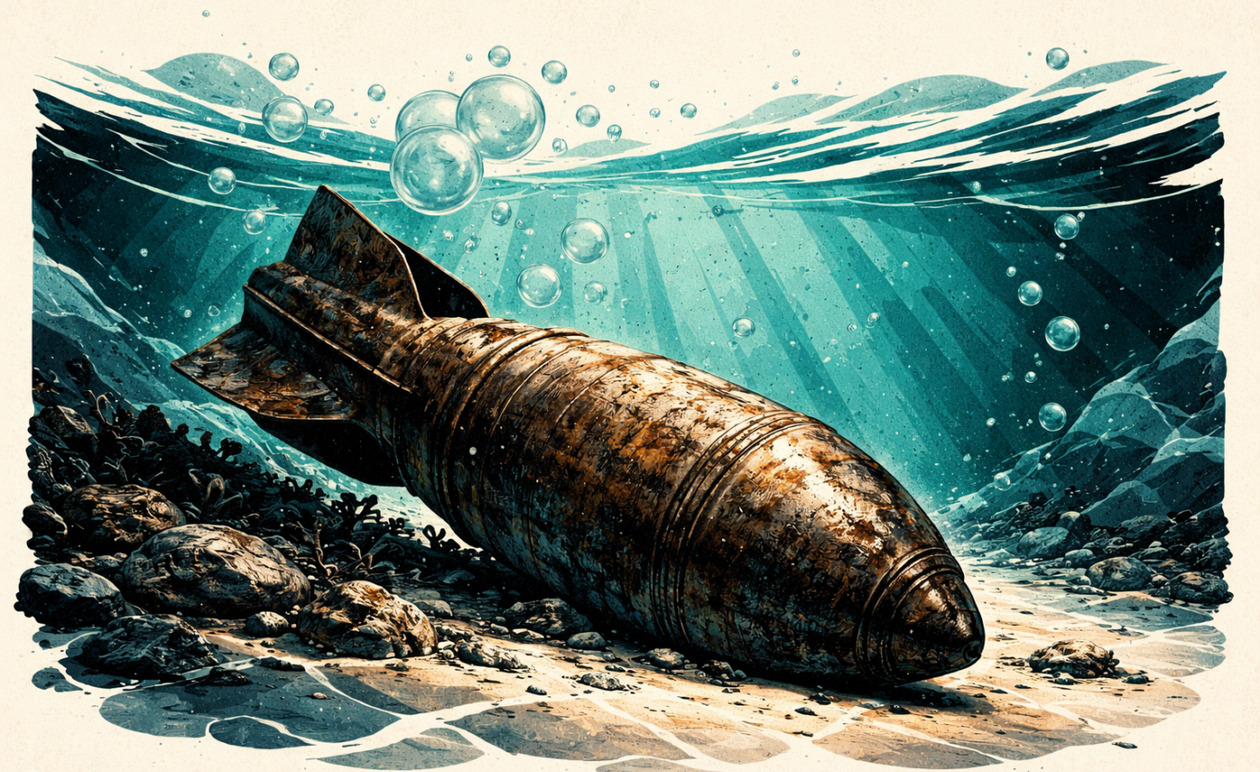 Θεσσαλονίκη: Εντοπίστηκε οβίδα του Β’ Παγκοσμίου Πολέμου στον 6ο προβλήτα του λιμανιού