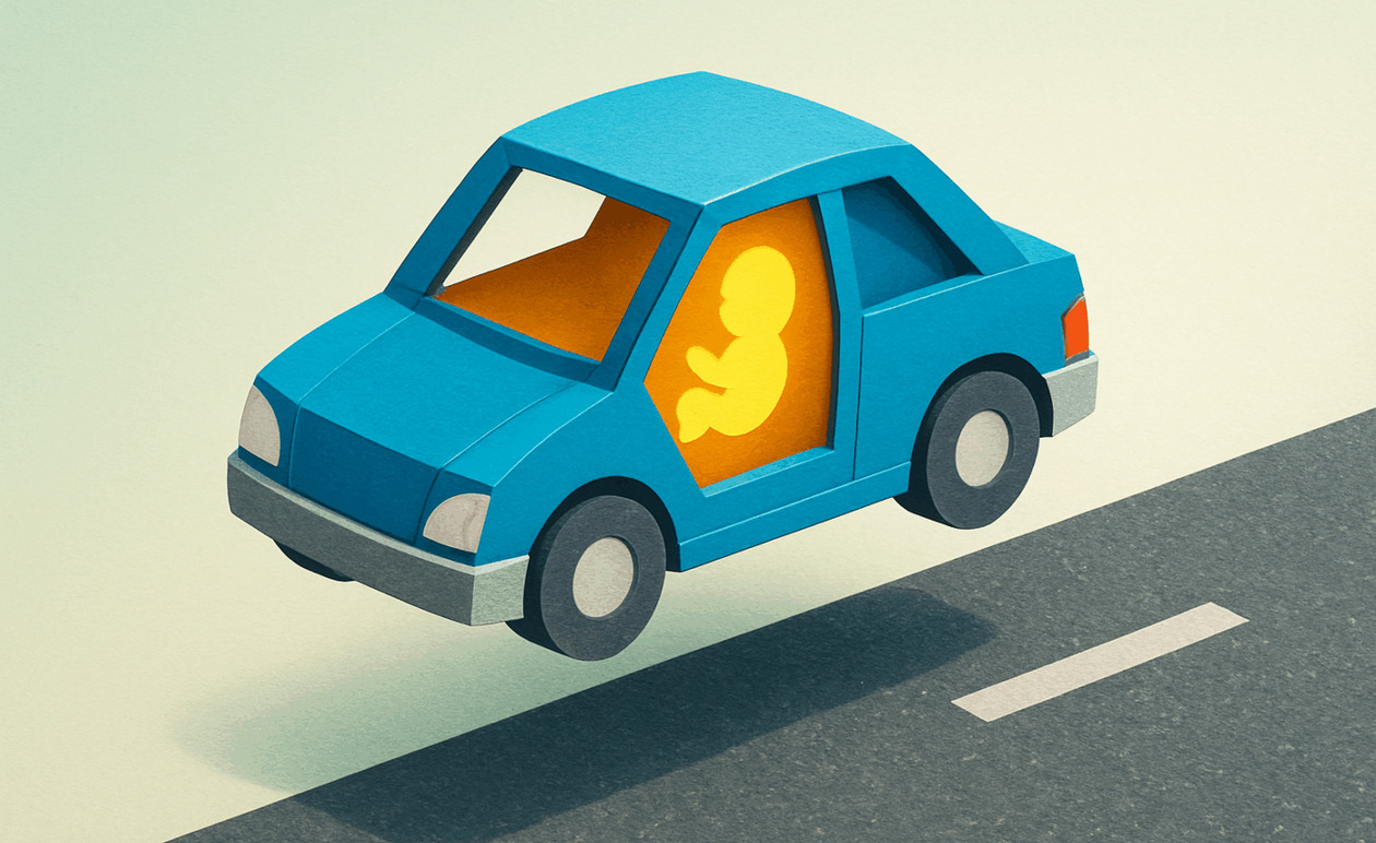 Ηράκλειο: Γέννησε στη θέση του συνοδηγού καθ’ οδόν προς το μαιευτήριο