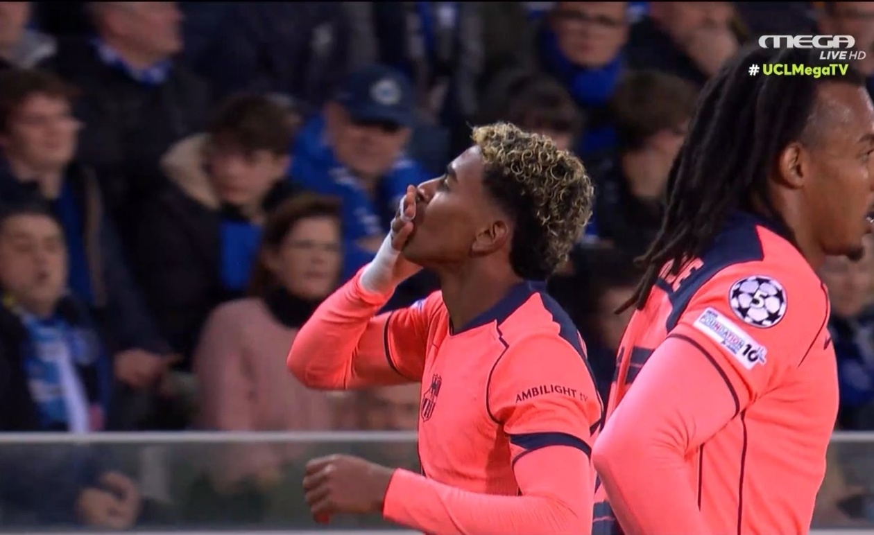 Ο Γιαμάλ ισοφάρισε για την Μπαρτσελόνα στο Μπριζ