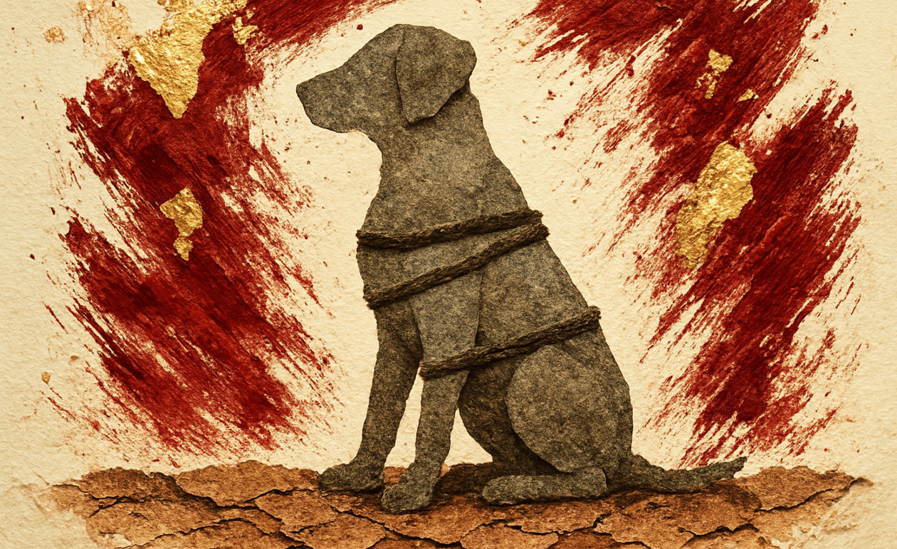 Θεσσαλονίκη: 90χρονος έδεσε με χαρτοταίνια και έθαψε ζωντανό σκύλο, του επιβλήθηκαν πρόστιμα