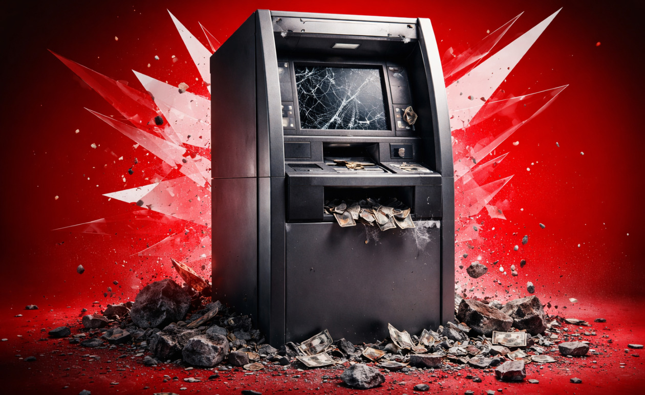 Εύοσμος: Βίντεο-ντοκουμέντο από την ισχυρή έκρηξη σε τράπεζα ανήμερα τα Χριστούγεννα