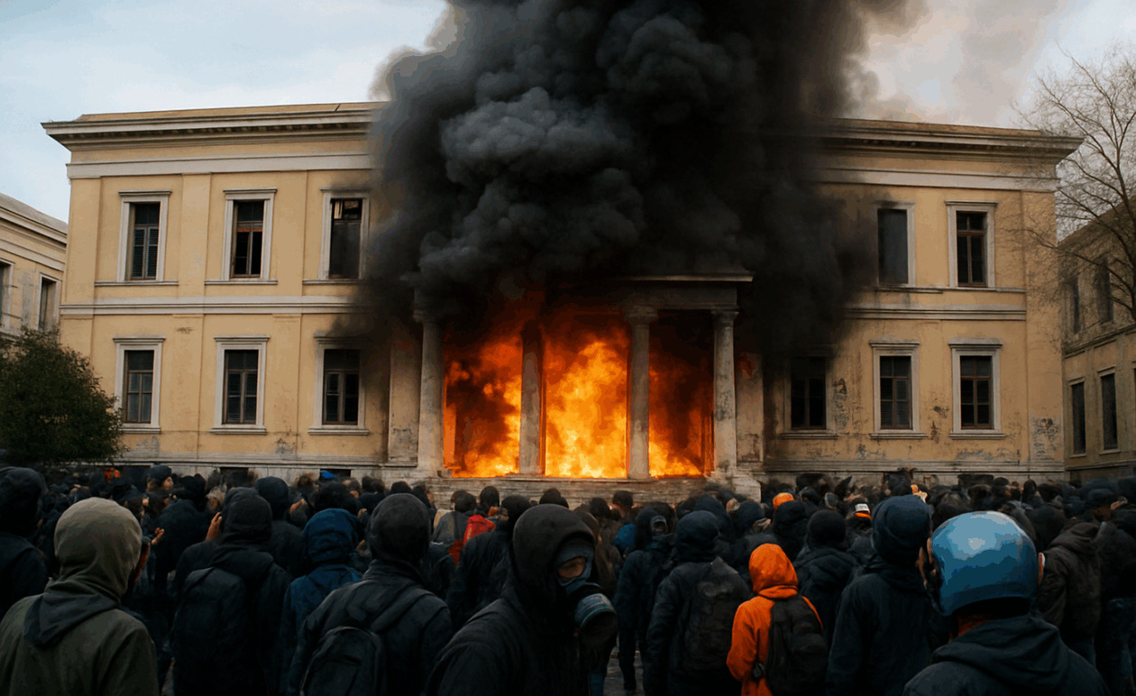 Τραυματίες και Φθορές στο Πολυτεχνείο: Επεισόδια Αμαυρώνουν την 52η Επέτειο