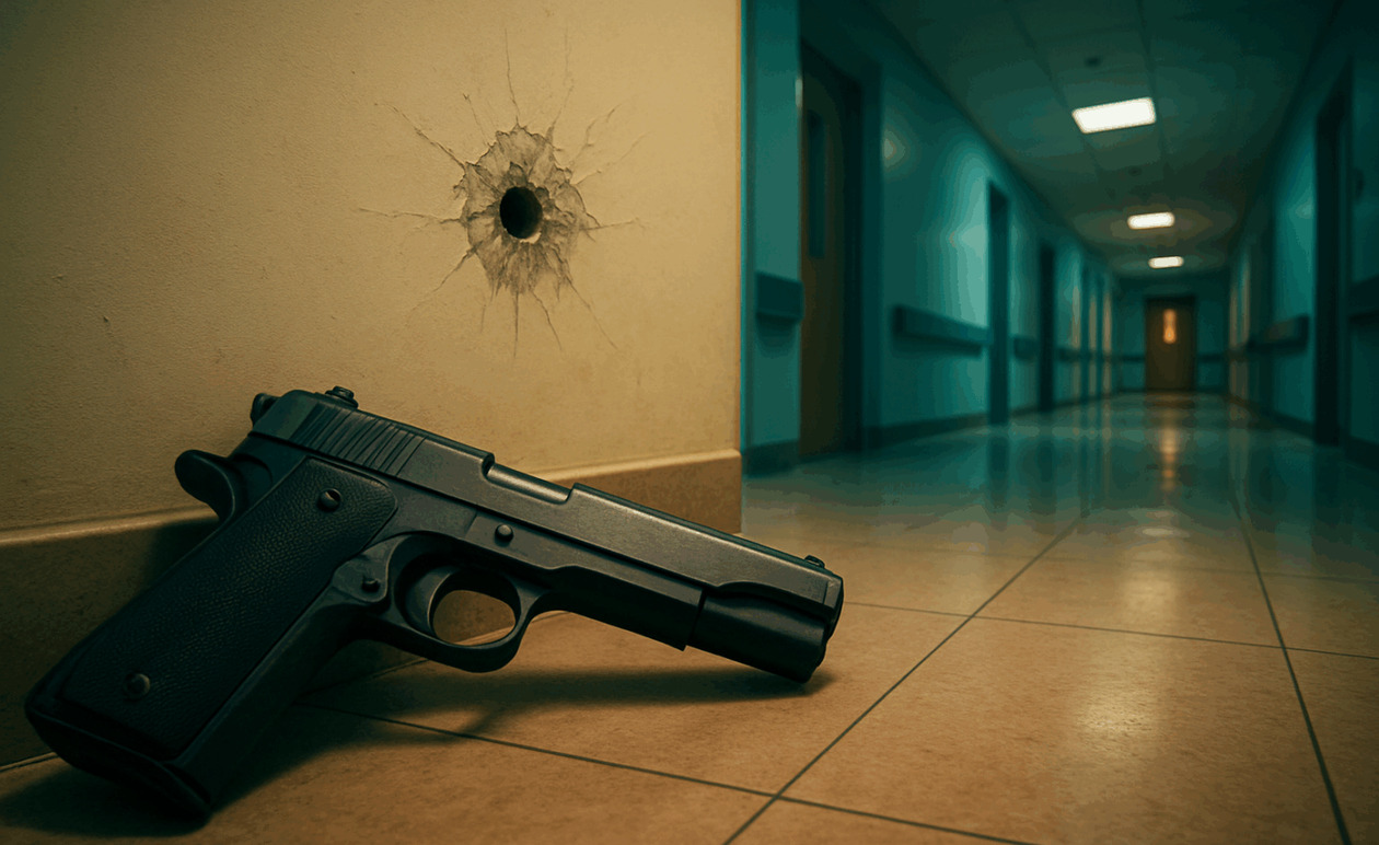 Εκπυρσοκρότηση όπλου αστυνομικού στα Χανιά: Η σφαίρα καρφώθηκε σε τοίχο χωρίς τραυματισμούς