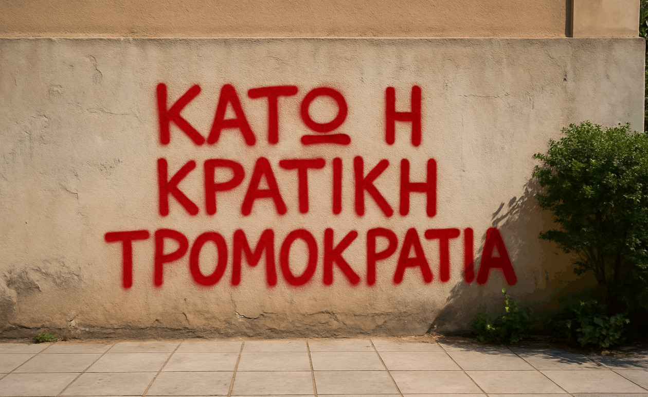 Φοιτητής καταδικάστηκε σε φυλάκιση 14 μηνών για γκράφιτι στους τοίχους του Εθνικού Μετσόβιου Πολυτεχνείου στην Αθήνα