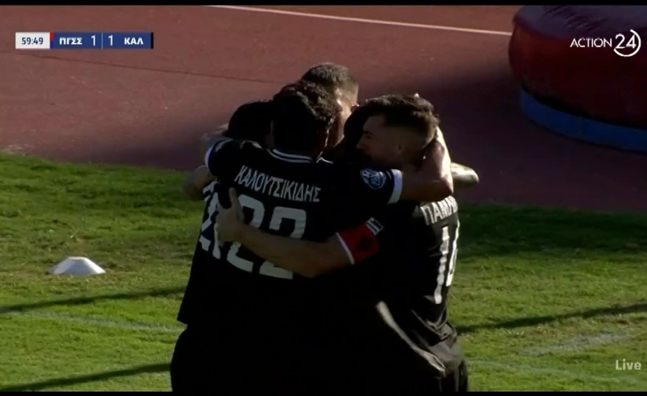 Ο Πανιώνιος ισοφάρισε 1-1 με Καλαμάτα από προβολή Μορέιρα