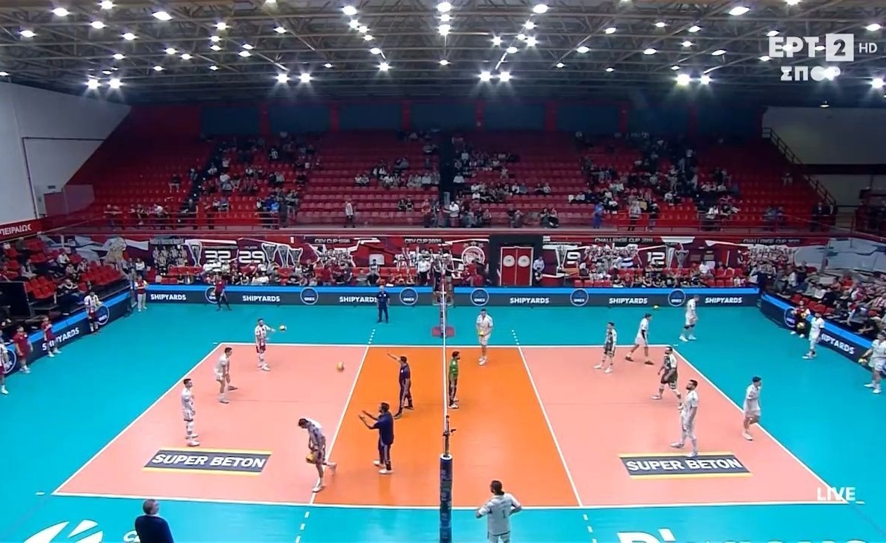 Προθέρμανση ομάδων πριν τον αγώνα: Ολυμπιακός — Παναθηναϊκός