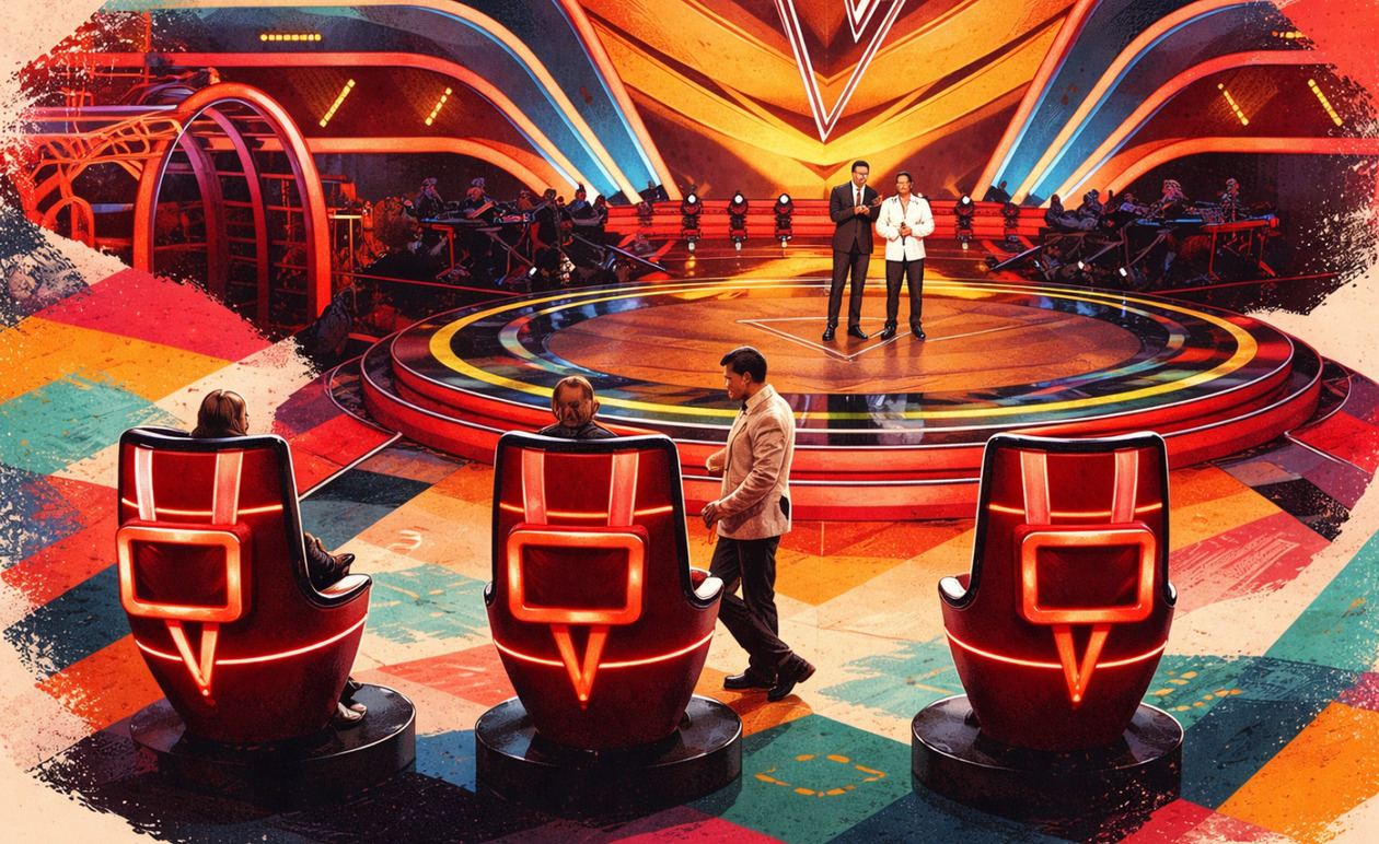 The Voice: Απρόοπτο στον τελικό – Η πτώση εικονολήπτη: Η ψύχραιμη αντίδραση του Γιώργου Μαζωνάκη