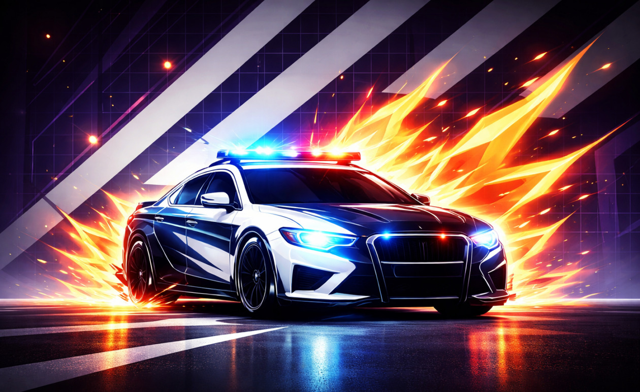 Θεσσαλονίκη: Εμπρηστική επίθεση με μολότοφ σε περιπολικό έξω από το Τουρκικό Προξενείο