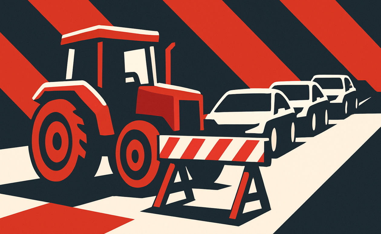 Αγρότες: Δίωρος αποκλεισμός στον Μπράλο Λαμίας προκάλεσε ουρές χιλιομέτρων