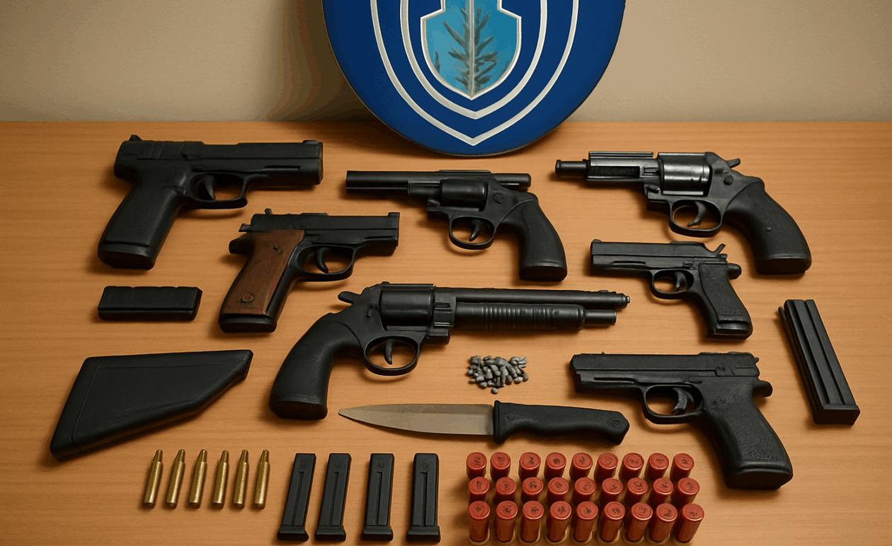 Ένας 40χρονος συνελήφθη μετά από μεγάλη κατάσχεση όπλων