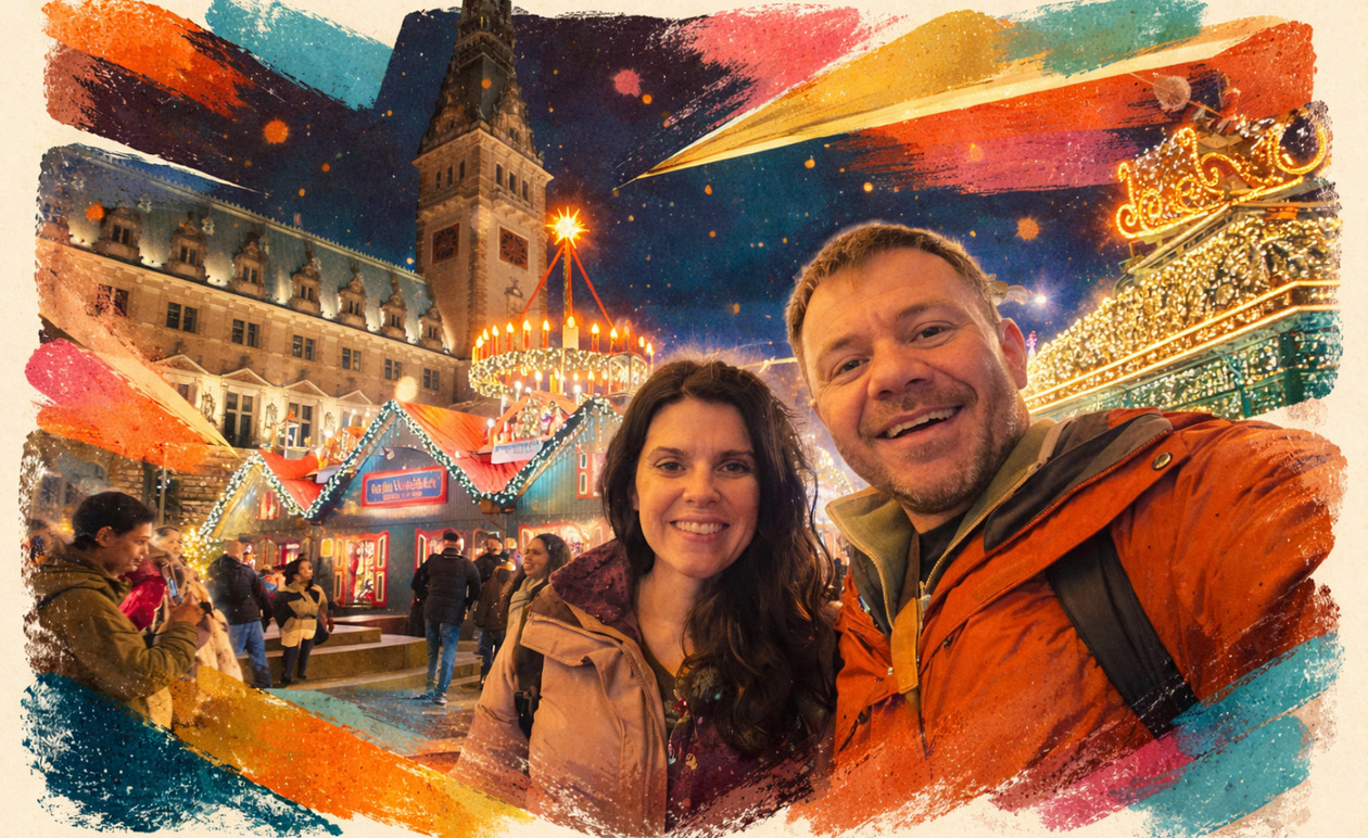 Happy Traveller: Ο Ευτύχης και η Ηλέκτρα στο χριστουγεννιάτικο Αμβούργο