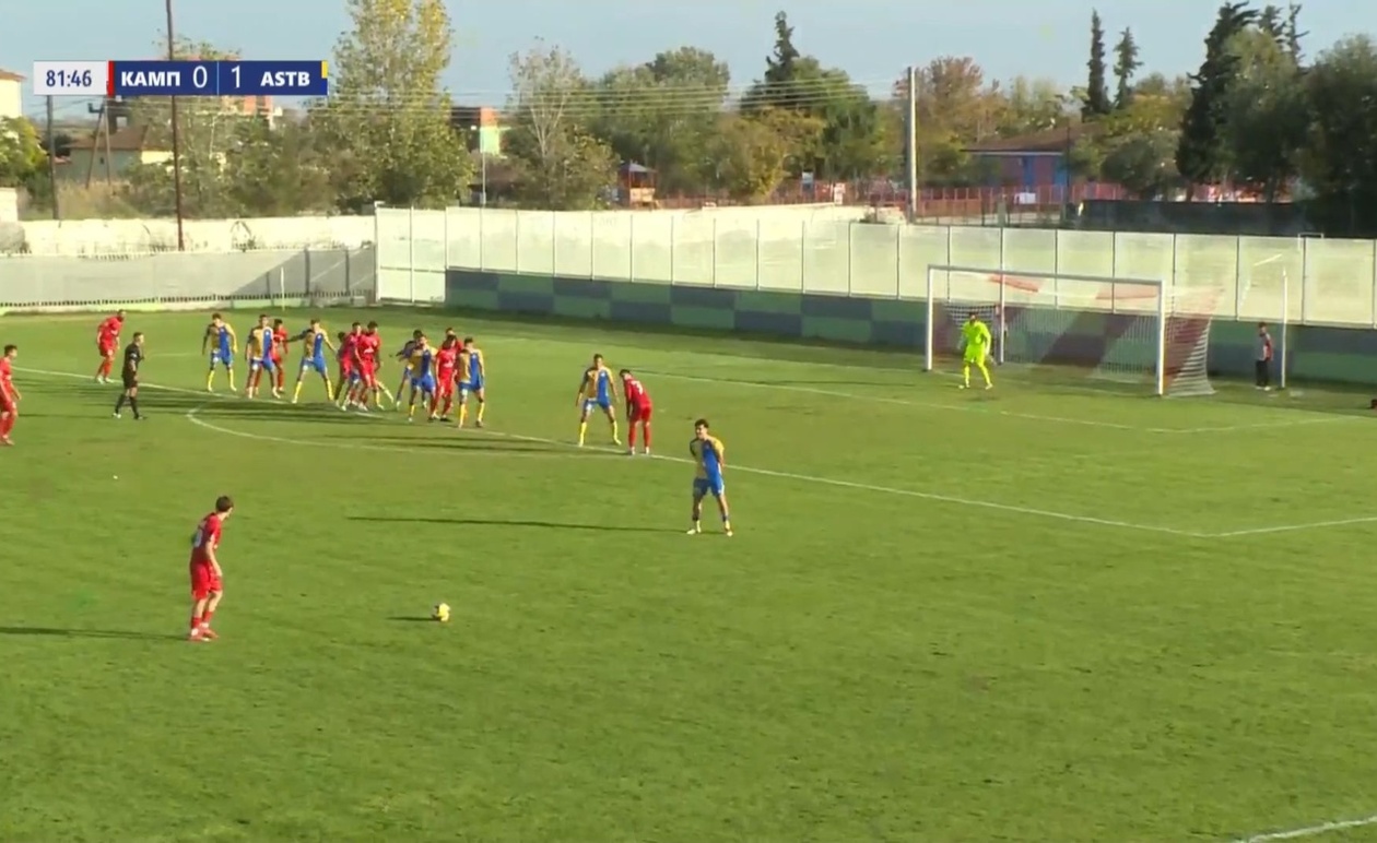 Ο Αστέρας Β’ νίκησε εκτός έδρας 1-0 τον Καμπανιακό