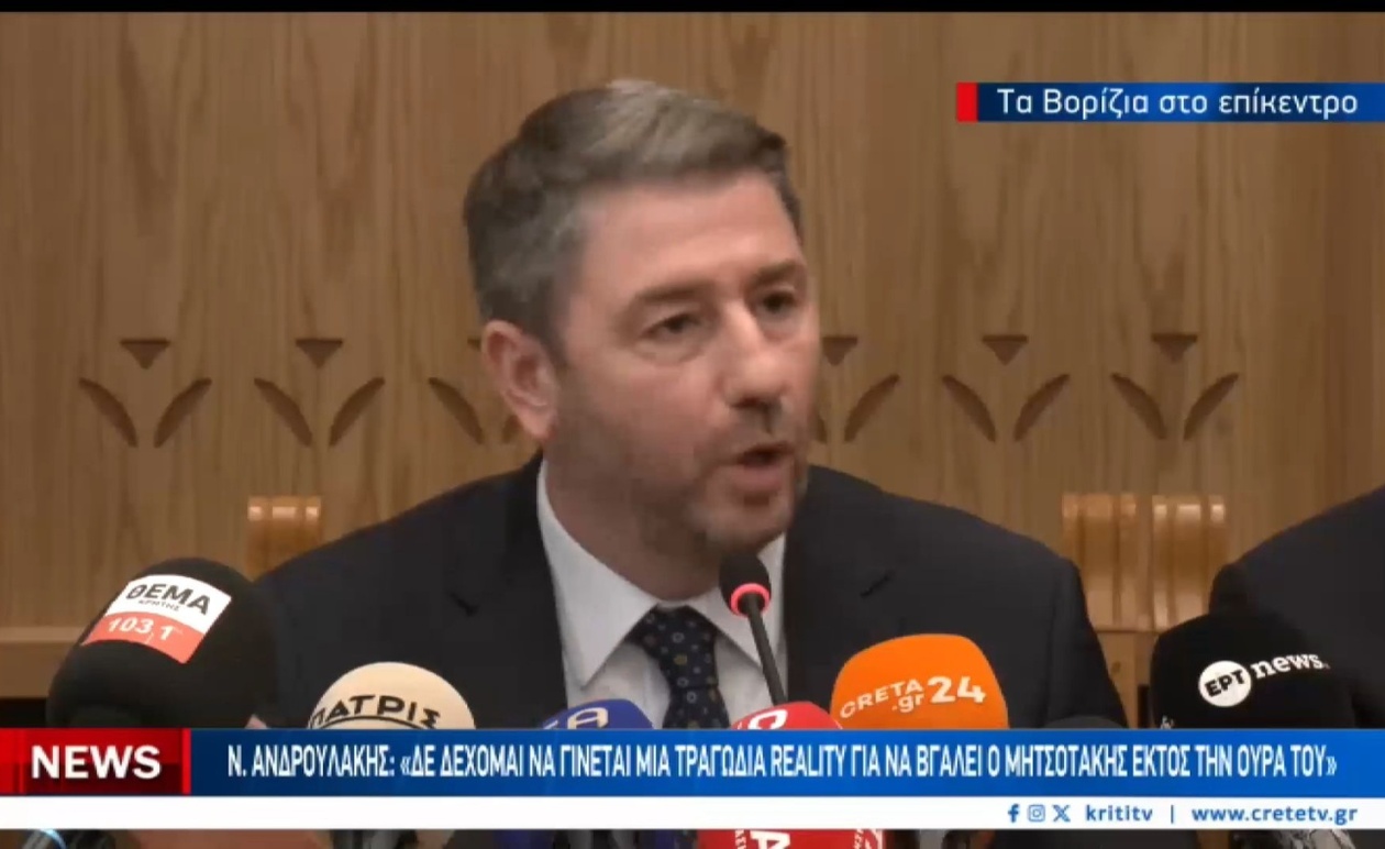 Ο Νίκος Ανδρουλάκης επικρίνει τον Μητσοτάκη για το περιστατικό στα Βορίζια