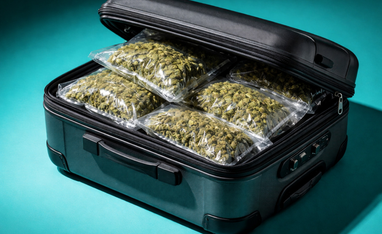 Ελ. Βενιζέλος: Στα χέρια της ΕΛ.ΑΣ. 29χρονη με 24,5 κιλά κάνναβης skunk για το Λονδίνο