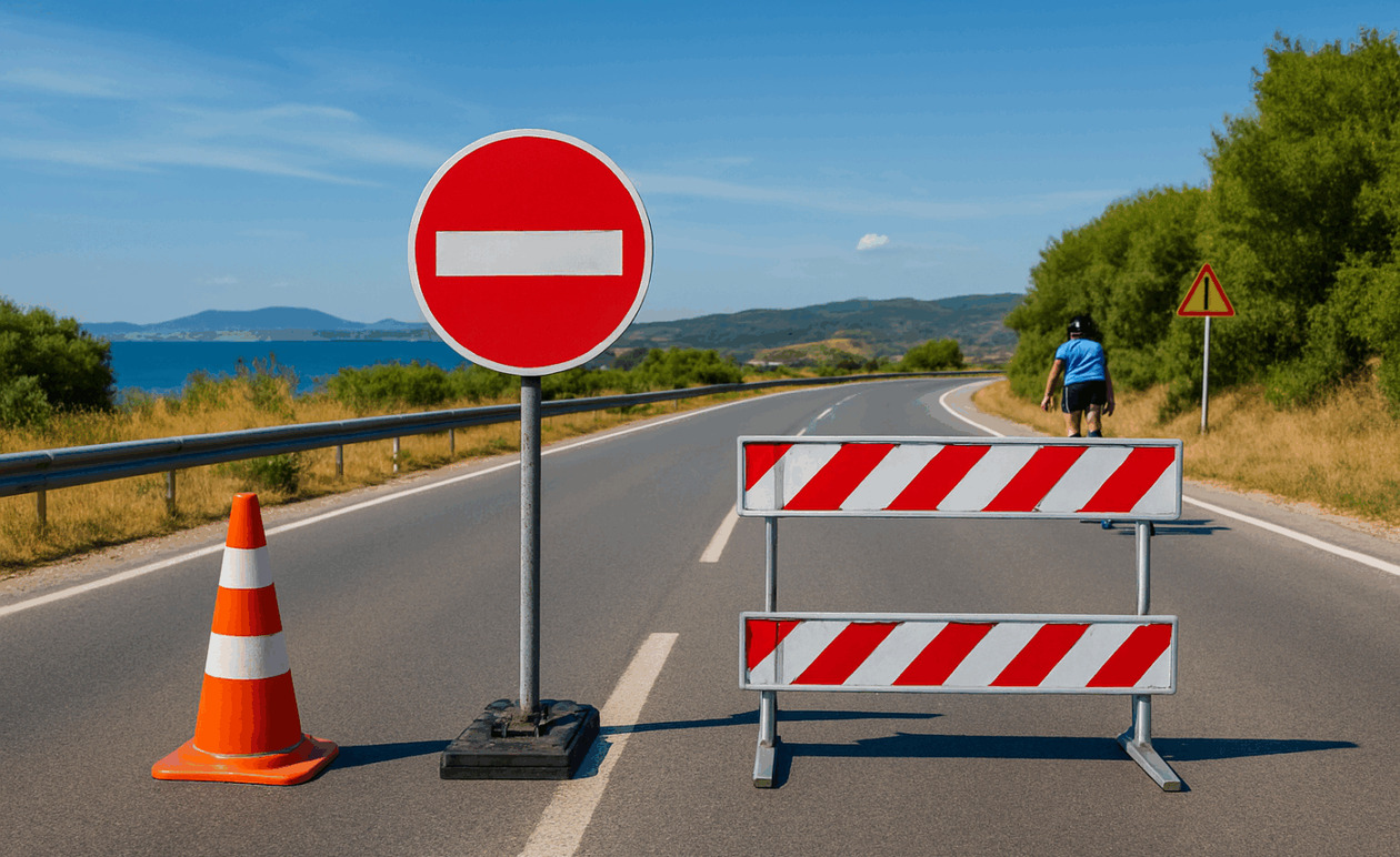 Κυκλοφοριακοί περιορισμοί στην Εθνική Οδό Αθηνών-Σουνίου λόγω του Sounio Challenge