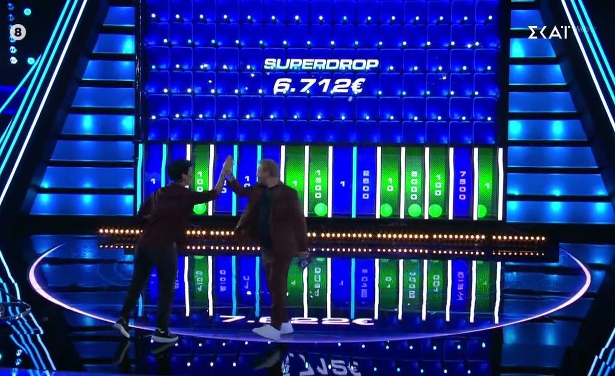 Το The Wall δίνει 14.334 ευρώ μετά από superdrop