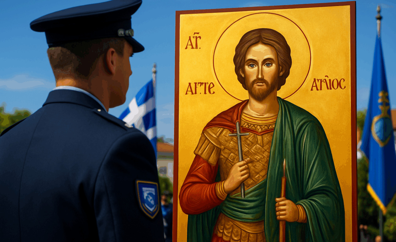 Ο εορτασμός της ημέρας της αστυνομίας στη Θεσσαλονίκη