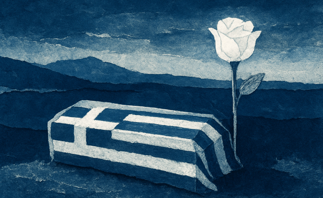 Ρόδος: Λευκά τριαντάφυλλα και γαλανόλευκη στο τελευταίο αντίο στον 19χρονο