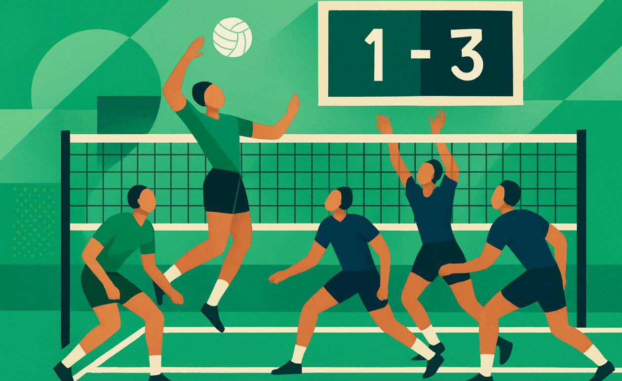 Παναθηναϊκός: Ήττα με 1-3 από τον Μίλωνα και πτώση στη δεύτερη θέση της Volley League