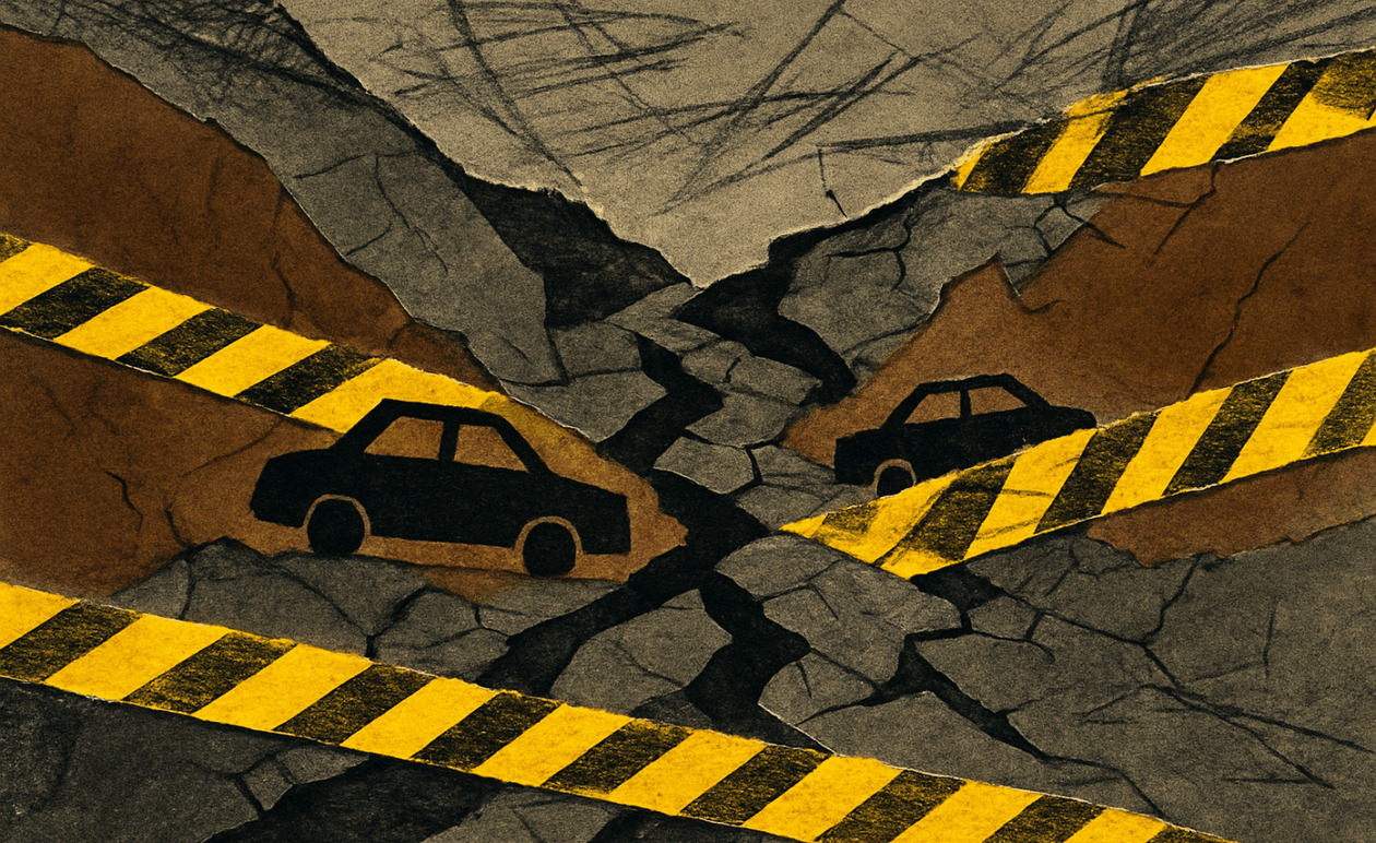 Κυκλοφοριακές ρυθμίσεις στη λεωφόρο Αθηνών: Πτώση βράχων και κλειστοί δρόμοι