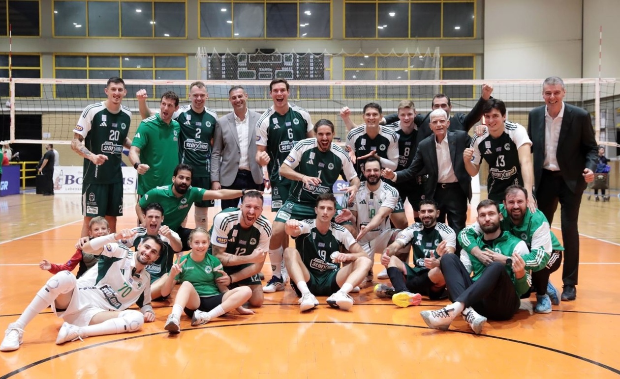 Ο Παναθηναϊκός παραμένει στην κορυφή χωρίς να έχει χάσει ούτε σετ