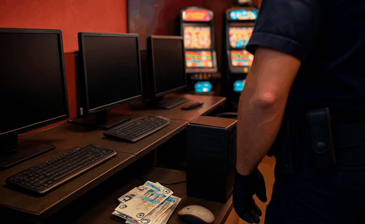 Στη Θεσσαλονίκη εντοπίστηκε κατάστημα που λειτουργούσε παράνομα ως χώρος τυχερών παιχνιδιών