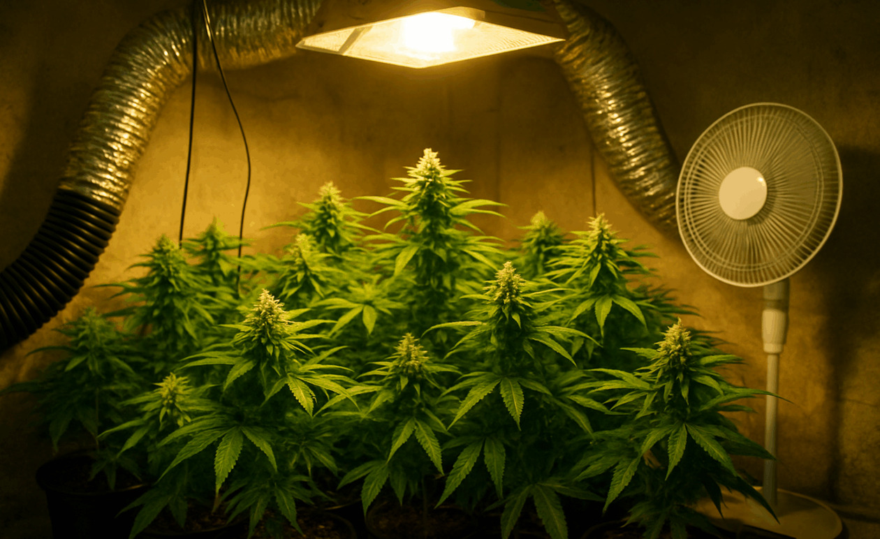 Ένα εργαστήριο καλλιέργειας κάνναβης στη Μεσσηνία εξαρθρώθηκε