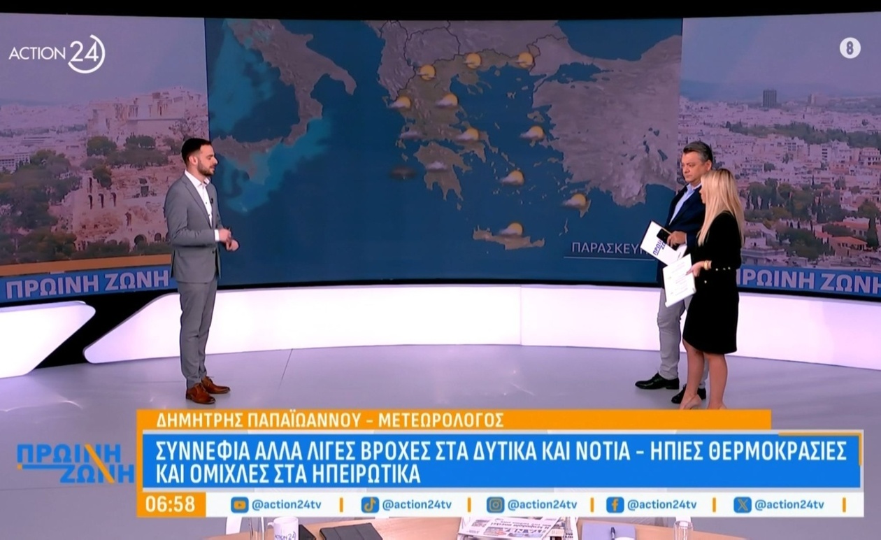 Ο καιρός στα νότια: σύννεφα, λίγες βροχές