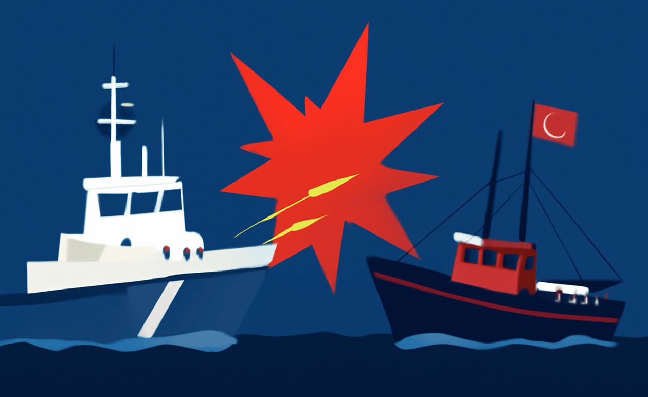 Αγαθονήσι: Επεισόδιο με τουρκικά σκάφη και προειδοποιητικές βολές