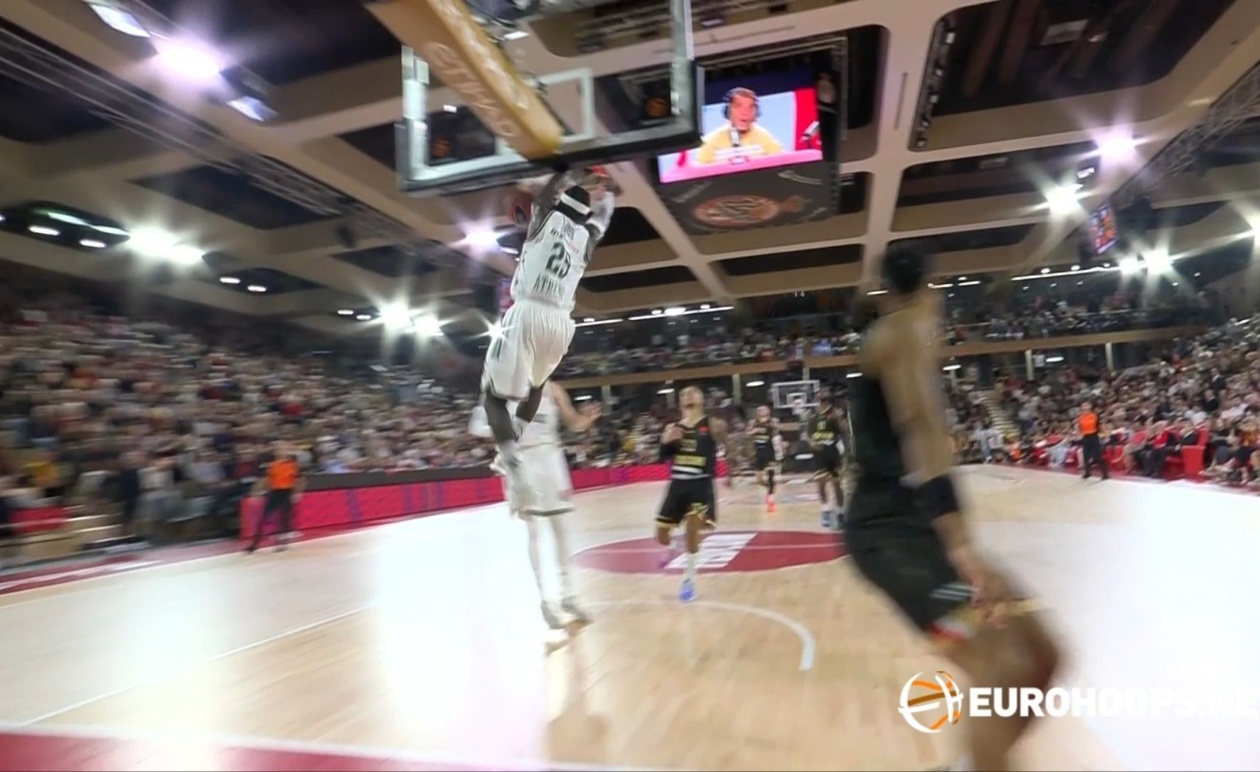 Ο Κέντρικ Ναν σημείωσε 26 πόντους στην αναμέτρηση της Μονακό απέναντι στον Παναθηναϊκό