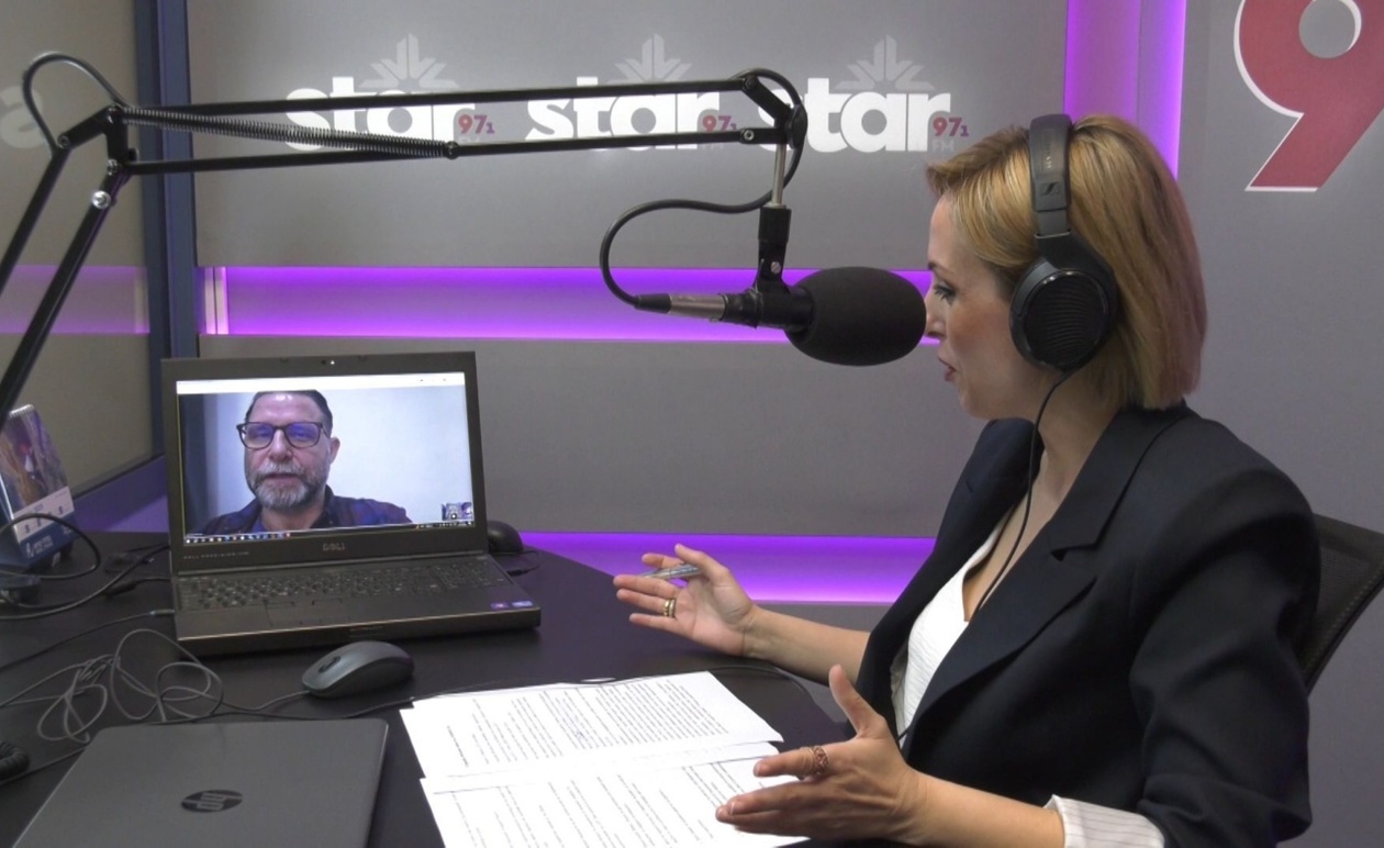 Ο ηθοποιός Κώστας Μυλωνάς στον STARFM