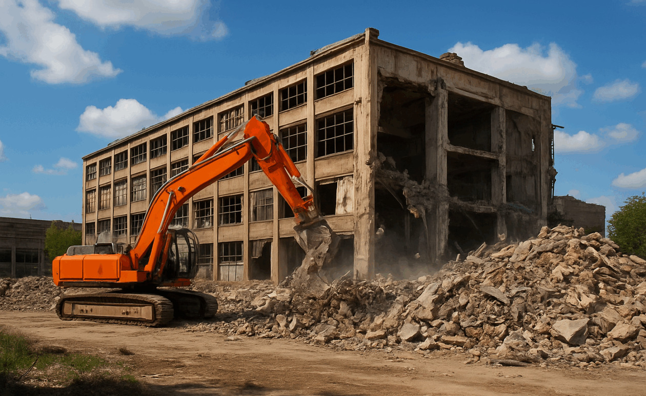 Ξεκίνησε η κατεδάφιση του πρώην εργοστασίου AGNO στη Θεσσαλονίκη