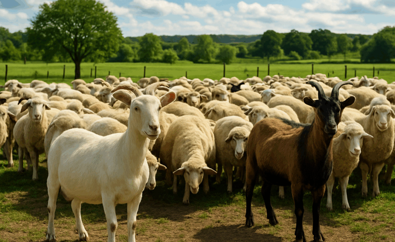 Νέα κρούσματα ευλογιάς των αιγοπροβάτων στη Θεσσαλία