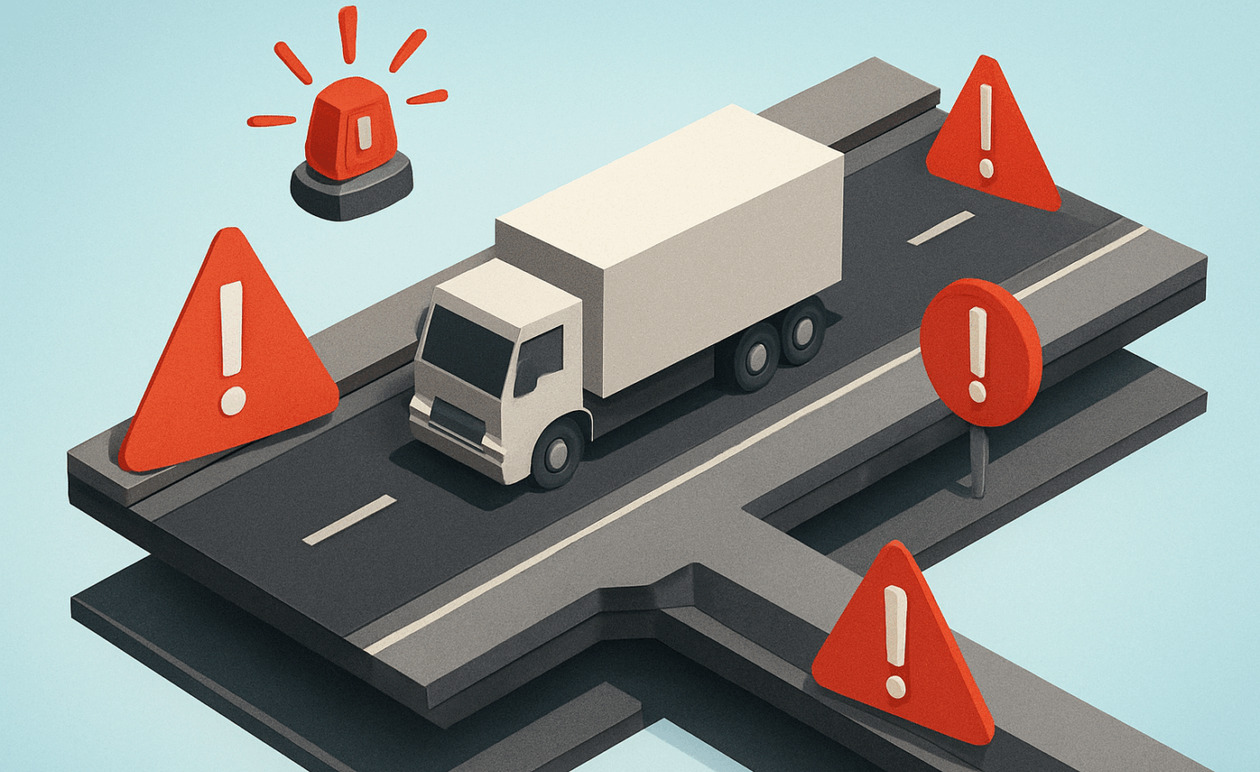 Οδηγός νταλίκας μπήκε ανάποδα στην εθνική Αθηνών-Θεσσαλονίκης