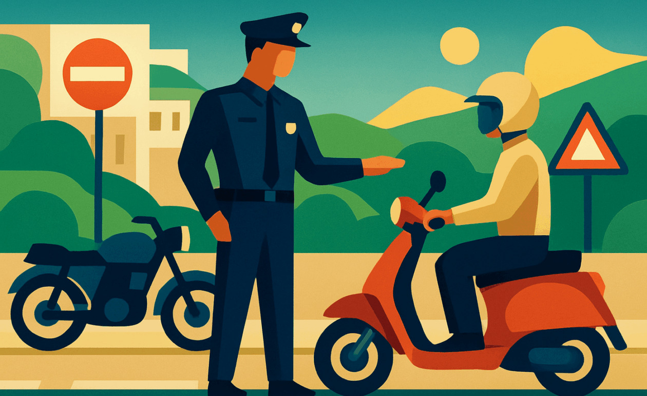 Νέος Κ.Ο.Κ.: 138 παραβάσεις για μη χρήση κράνους στα Ιόνια Νησιά την 20η εβδομάδα