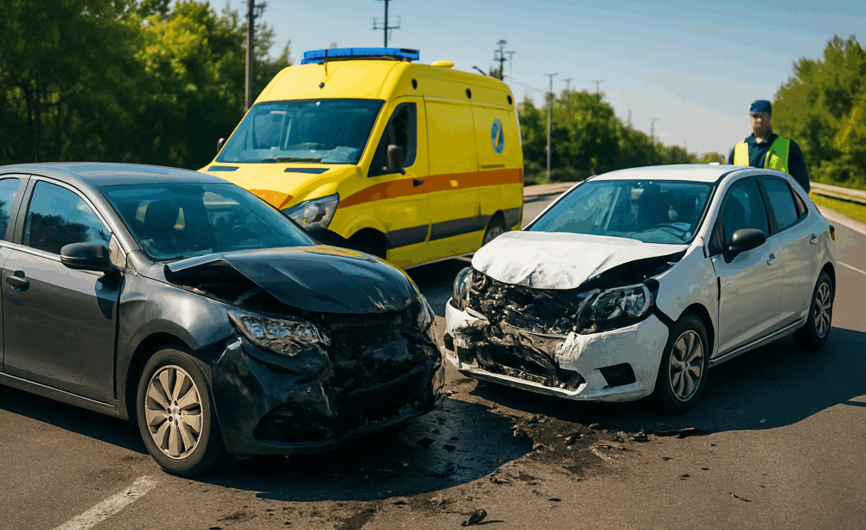 Δύο Σοβαροί Τραυματισμοί σε Τροχαίο στη Λεωφόρο Λαυρίου στην Παιανία