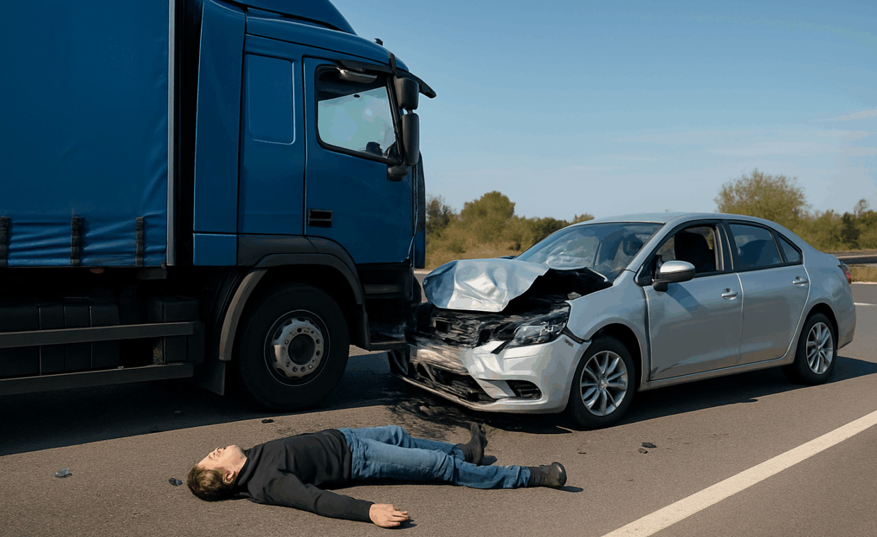Θεσσαλονίκη: Φορτηγό παρέσυρε πεζούς, ένας σοβαρά τραυματίας